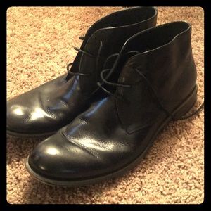 Black Leather Steve Madden Chukka Boots 11
